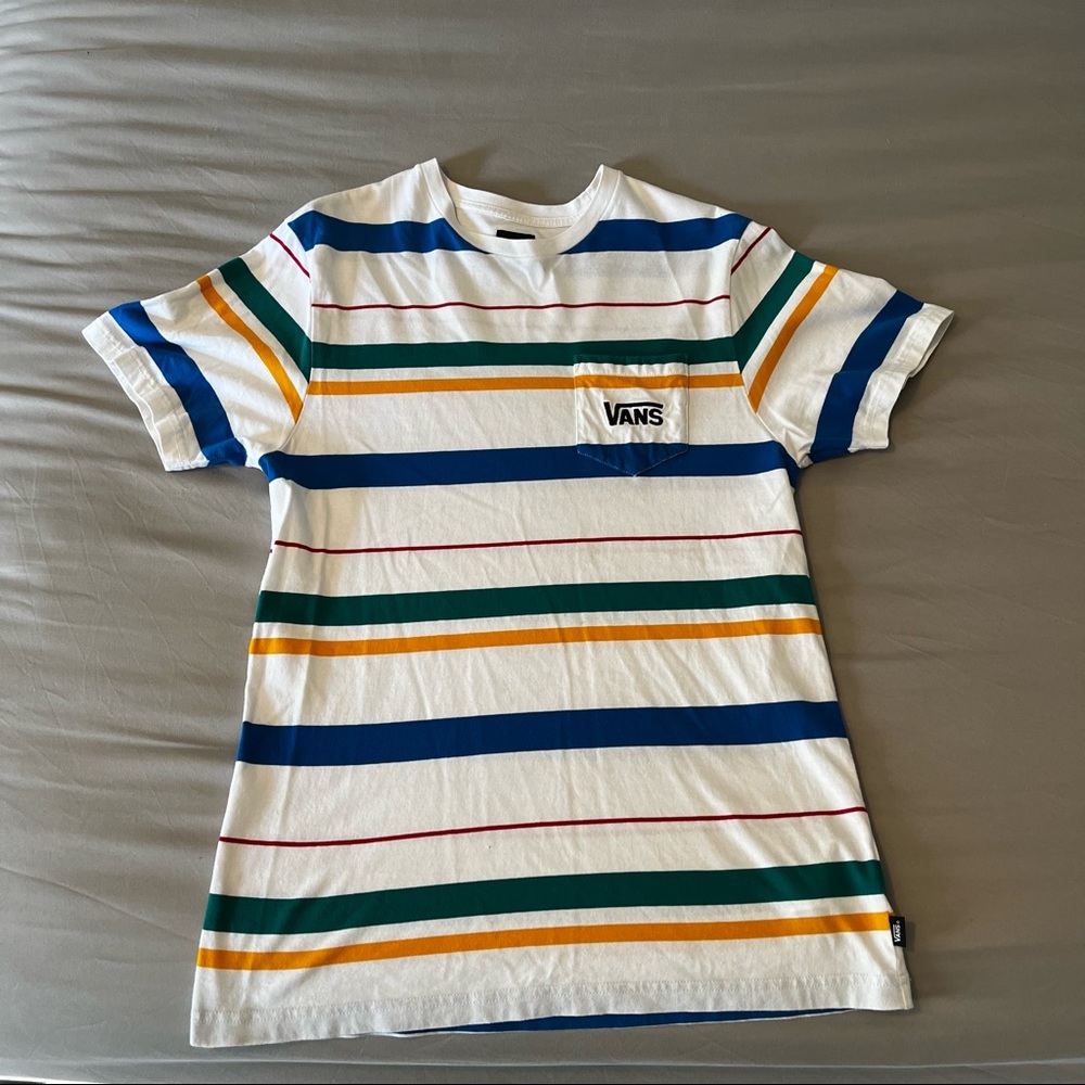 VANs Striped T Shirt